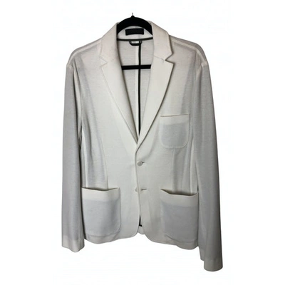 Pre-owned Z Zegna Jacket In White