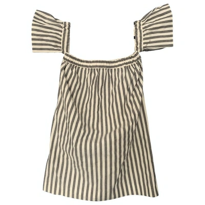 Pre-owned Milly Mini Dress In Grey
