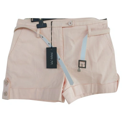 Pre-owned Patrizia Pepe Pink Cotton - Elasthane Shorts