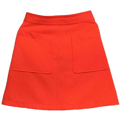 Pre-owned Marc By Marc Jacobs Mini Skirt In Orange