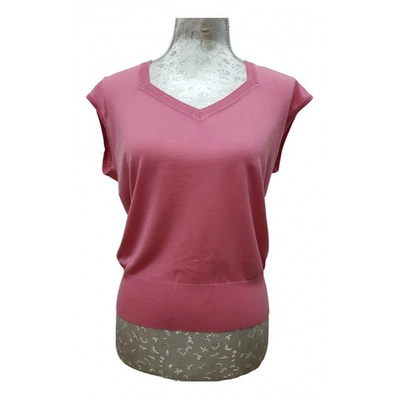 Pre-owned Wolford Wool Vest In Pink