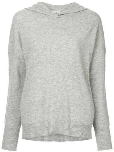 Le Kasha Riga Cashmere Hoodie In Grey