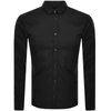 Hugo Boss - Stretch Cotton Turtleneck T Shirt With Red Logo Label - Black