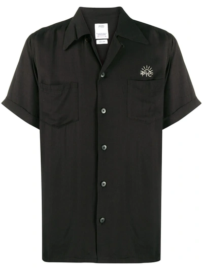 Visvim Irving Logo Button-up Shirt In Black