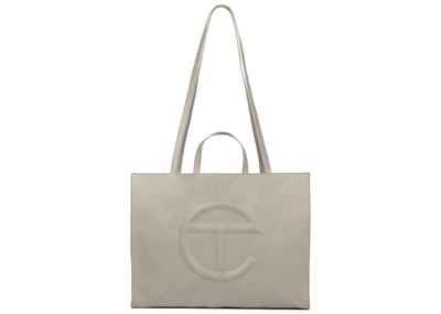Pre-owned Telfar  Shopping Bag Large Grey
