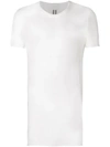 Rick Owens Langes T-shirt In White