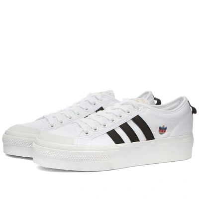 Adidas Womens Adidas Nizza Platform W In White