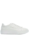 Philipp Plein Leather Low-top Sneakers In White