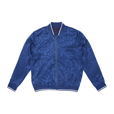 Pre-owned Clot  Silk Baseball Jacket Blue