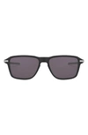 Oakley Wheel House 54mm Square Sunglasses In Satin Black/ Prizm Grey