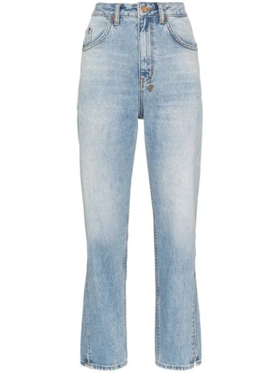 Ksubi Blue Playback Straight Leg Jeans