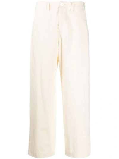 Sofie D'hoore Wide-leg Cropped Trouser In Neutrals