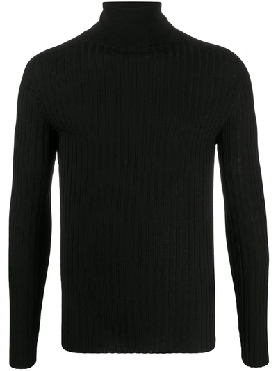 Transit Ribbed-knit Jumper In Black