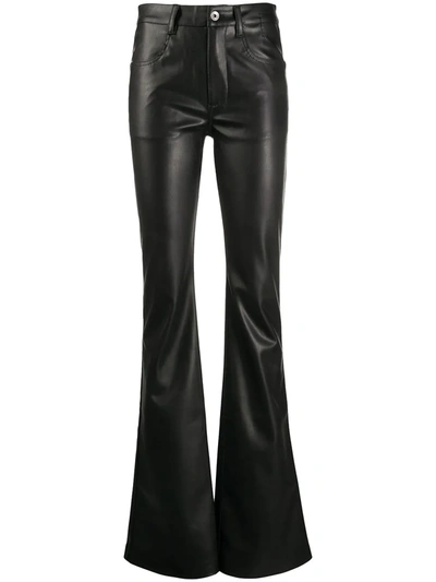 Rick Owens Drkshdw High-waisted Flared Trousers In Black