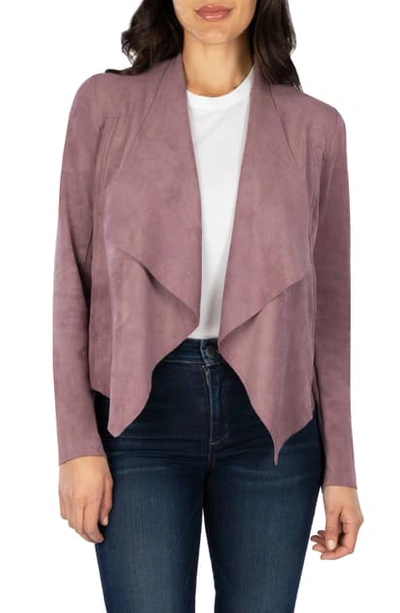 Kut From The Kloth Tayanita Faux Suede Jacket In Wisteria