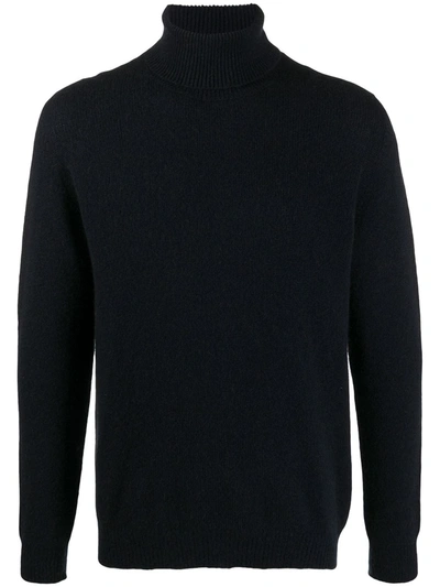 Roberto Collina Roll Neck Jumper In Blue