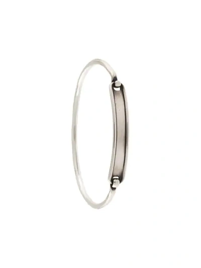 Werkstatt:münchen Cuff Bracelet In Silver