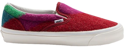 Pre-owned Vans  Slip-on Concepts Mohair In Rio Red/multi