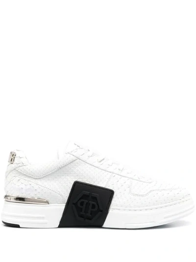 Philipp Plein Phantom Low-top Sneakers In White