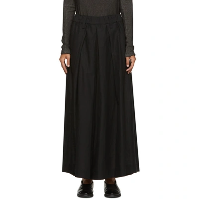 Issey Miyake Black High-waisted Trousers