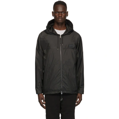 Burberry Black Polyester Outerwear Jacket