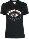 Kenzo Classic Eye Graphic Tee In Black