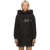 Burberry Dartmouth Horseferry Print Taffeta Raincoat In Black