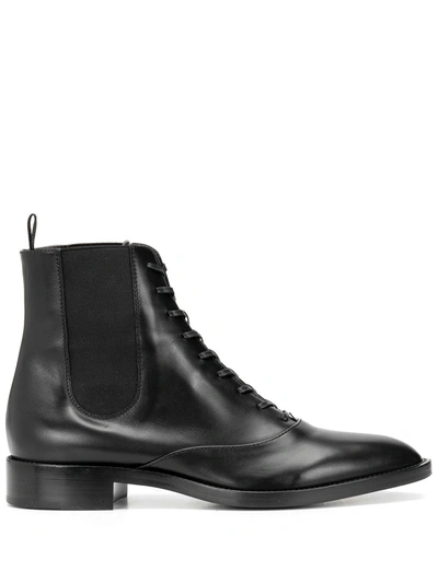 Gianvito Rossi Dresda Black Calf Leather Boots