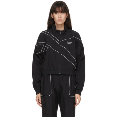 Reebok Black Cropped Track Jacket