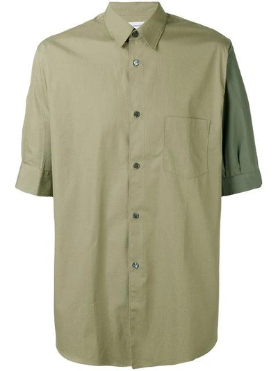 Comme Des Garçons Shirt Contrast Sleeve Shirt