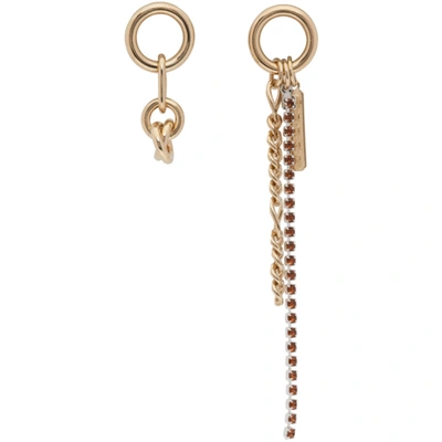 Justine Clenquet Silver And Gold Shelby Earrings In Pallad/gold