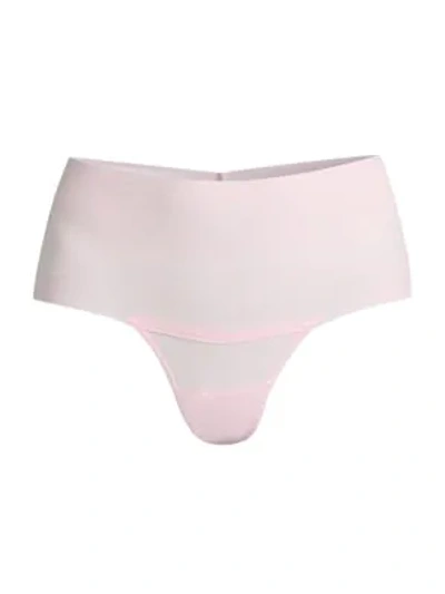 Hanky Panky High-rise Thong In Bliss Pink