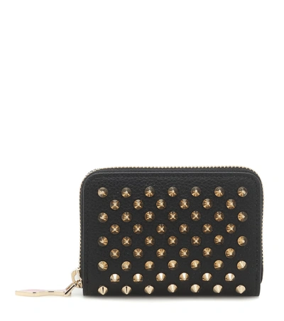 Christian Louboutin Panettone Zipped Coin Purse In Black