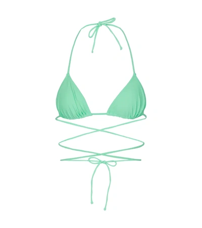Tropic Of C Praia Bikini Top In Sea Glass
