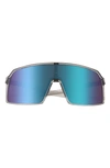 Oakley Sutro 137mm Shield Sunglasses In Grey/ Prizm Road Jade