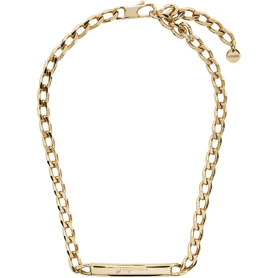 Jacquemus Gold 'le Collier Gourmette' Necklace