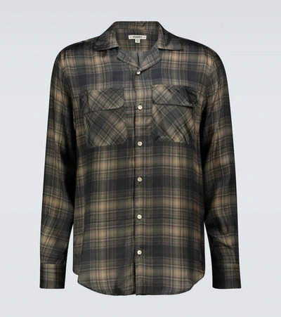 Phipps Hollywood Check-pattern Shirt In Dark Forest Plaid