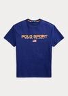 Polo Ralph Lauren Jersey Graphic Logo T-shirt In Fall Royal