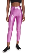 Heroine Sport Marvel Metallic High Waist Leggings In Magenta