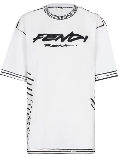 Fendi X Joshua Vides Cotton T-shirt In White