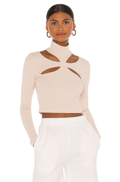 H:ours Alyson Cut Out Top In Beige