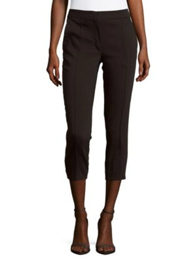 Iro Lary Cotton-blend Cropped Pants In Black
