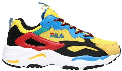 Pre-owned Fila  Ray Tracer Festival Carnival In Frsa Yellow/black-blue