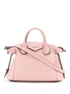 Givenchy Small Antigona Soft Leather Satchel In Pink