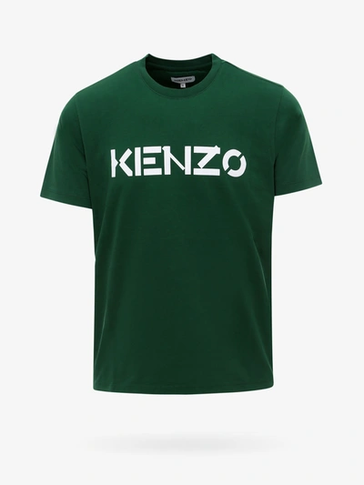 Kenzo Classic Logo T-shirt In Green
