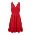 Claudie Pierlot Rire Crepe Mini Dress In Ruby
