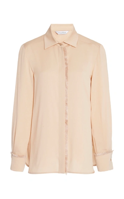 Max Mara Women's Mogador Silk Shirt In Neutral