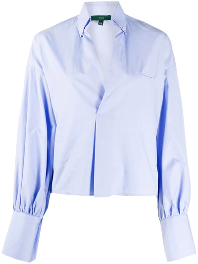 Jejia Pull-over Long Sleeve Shirt In Light Blue