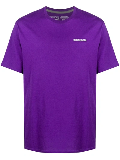 Patagonia P-6 Logo T-shirt In Purple