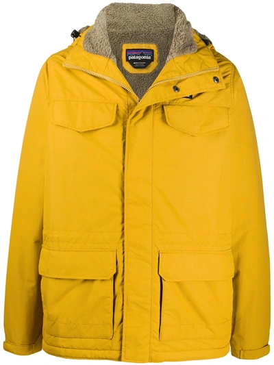 Patagonia Logo Duffle Coat In Yellow